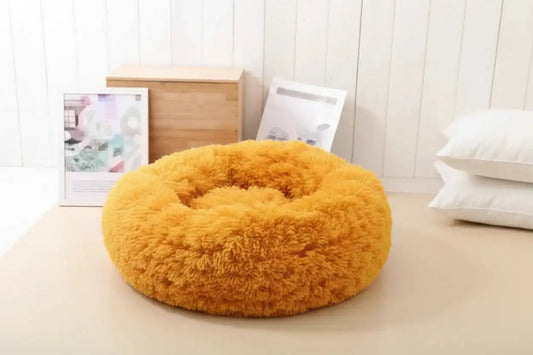 The Growing Mart Large Dog Bed Plush Washable Fluffy Pet Sofa Bed
